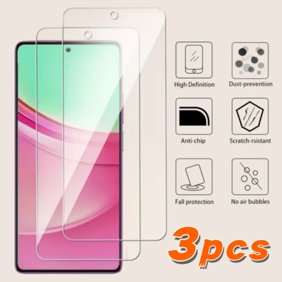 3pcs High Definition Phone Screen Protector Film, Compatible With Poco/Mi 11i/Mi 11X/Mi 11X Pro/11T/11T Pro/Mi 10T Lite 5G/Mi 11 Lite/Mi 11 Lite 5G/11 Lite 5G NE And Other Models, Highly Protective, Easy To Install, High Clarity, Bubble-Free. - Clear - View 1