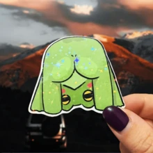 1pc/3pcs Frog Butt Stickers - Polypropylene Vinyl Decals, Suitable For Car Bumpers, Laptops And Tumblers - Symbol Of Life, The Universe And Everything - Vinyl - View 2