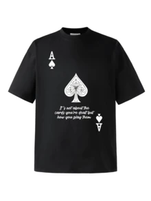 1PC Men's Casual Minimalist Mountain Printed Short Sleeve T-Shirt, Summer,Men Summer Letter Printed Round Neck Short Sleeve Casual T-Shirt,Machine Washable Casual Shirt For Casual Attire, Leisure Apparel, Round Neck Tee, Cotton Loose Fit Short Sleeve Tee | Graphic Tee, Men's Heavyweight Cotton T-Shirt, Solid Color Short Sleeve Crewneck Tee, Relaxed Fit For Casual & Everyday Wear | Men's Fashion, Basic Tee, Plain T-Shirt, Cotton, Streetwear, Minimalist, Summer Top, Wardrobe Staple, High Quality, Solid Tee,Graphic Tees, Oversized T-Shirt, Polo Shirt, Button Up Shirt, Vintage Graphic Tee, Streetwear Tops, Waffle Knit Shirt, Men's Henley, Linen Shirt, Basic Tee - áo đen - Xem 9