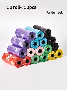 750/600/450/300/150 szt. woreczków na psie odchody, przenośne, do czyszczenia, do samochodu, do małych koszy na śmieci, do wymiennych worków na śmieci, do zwierząt domowych, do psich odchodów, szczelne worki na psie odchody, do spacerów z psem, do psich odchodów - Wielokolorowe - Zobacz 11