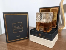 Lattafa Khamrah & Khamrah Qahwa Eau De Parfum Unisex 3.4 Fl Oz | Long-Lasting Arabic Perfume For Men & Women | Luxury Fragrance Gift Set | Spicy, Sweet & Woody Scent Long Lasting Fragrances Perfect For Dating & Daily Wear, An Ideal Christmas Gif - đen - Xem 4