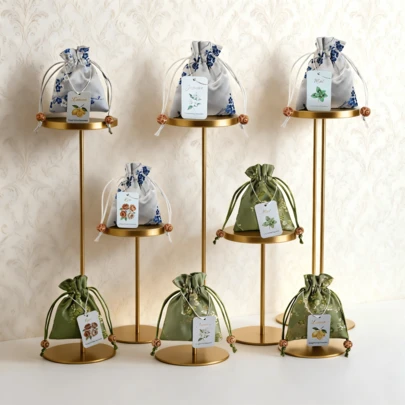 Wardrobe Fragrance Bag, Moisture-Absorbing Sachet, Jasmine Scent, Suitable For Wardrobe, Drawers, Bathroom, Car And Bedroom, Freshens Air And Deodorizes. Personalized Design, Home Fragrance, Drawer Deodorizer Sachet, Car Air Freshener Bag, Fragrance Handbag, Invisible Freshener, Minimalist Sachet, Durable Small Bag, Suitable For Christmas, Valentine's Day, Teacher's Day, Halloween, Thanksgiving, New Year