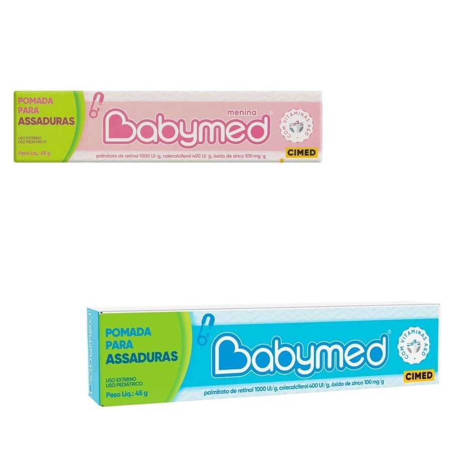 Pomada Para Prevenção De Assaduras Babymed Menina/MENINO 45g