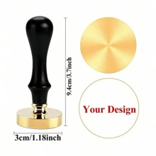 Custom Pottery Stamp: Custom Any Logo Stamp, Personalized Pottery Signature Stamp, Custom Business Logo Stamp, Custom Clay Stamp, Clay Tools - 3cm - View 5