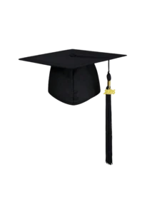 6 piezas/2 piezas por set Borlas para birretes de graduación 2026, decoraciones de birretes de graduación mate negras, adecuadas para títulos de Licenciatura/Maestría, unisex - Negro - Ver 1