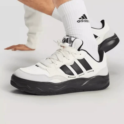  adidas Lite Shuffle 舒適運動緩震回彈貼合增高防滑 板鞋 男女同款