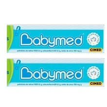 Kit 2 Pomadas Para Prevenção De Assaduras Babymed Azul 45g - Tamanho Único - Visão 4