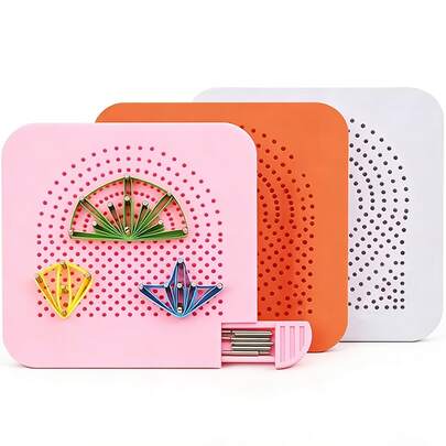 1件装纸卷绕线工具，纸质包装工具，便携式手工包装板，多种款式可选，适用于开口环包装、珠宝制作、DIY设计