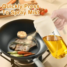2pcs 16oz/500ml Oil Mist Spray Bottles, Automatic Flip-Top Design, PET Material, 11 Scenarios: Cooking, Salad Dressing, Grilling, Air Fryer, Baking - Kitchen Oil Vinegar Sprayer, Barbecue Spray, Cooking Spray Bottle, Easy To Use Sprayer, Food Material, Spray Bottle, Meal Prep Users, Professional Chefs - Multicolor - View 4
