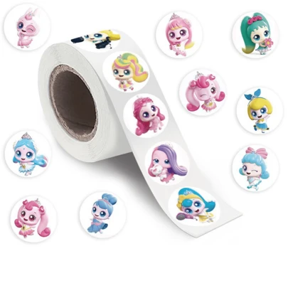 500张可爱卡通涂鸦贴纸套装，适用于计划本、笔记本、笔记本电脑、水瓶、汽车等，积极乐观的主题设计，是馈赠佳品。