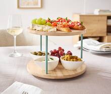 Rotating Storage Rack - สีไม้ธรรมชาติ - ดู 1