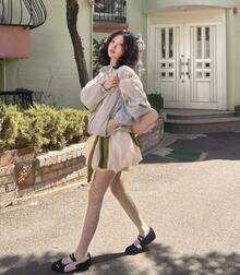 PUMA彪馬 speedcat Ballet 薄底鞋 芭蕾鞋 瑪莉珍 舒適百搭 平跟 液態銀 低筒 生活休閒鞋 女款 - 黑粉紅色 - 查看 11