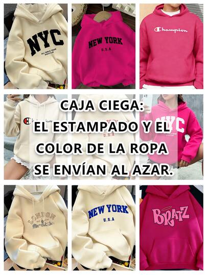 Mujer003 Sudadera de mujer invierno sudadera de manga larga cómoda suave ,Color aleatorio, patrón aleatorio,Caja sorpresa ciega,Recomendación de gran valor,Atención: Este artículo se enviará de manera aleatoria, ¡por favor no lo devuelva solo porque no le guste, gracias!