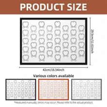 1 片心形硅胶烘焙垫，加厚可重复使用不粘烤箱垫，适用于烘焙饼干、马卡龙、烤盘和面包 - 彩色 - 查看 3