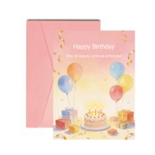Una tarjeta de cumpleaños linda con sobre - Un excelente regalo para familiares y amigos, una tarjeta de cumpleaños divertida, regalo de tarjeta de cumpleaños - Conjuntos - Ver 19
