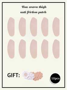 10/20pcs Invisible Anti-Chafing Thigh Patches - V-Shaped Breathable Non-Woven Friction Protector Stickers, Suitable For Inner Thighs And Calves, Providing Seamless Sweat Protection For Summer, Running, And Dresses - Multicolor - View 13