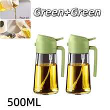 2pcs 16oz/500ml Oil Mist Spray Bottles, Automatic Flip-Top Design, PET Material, 11 Scenarios: Cooking, Salad Dressing, Grilling, Air Fryer, Baking - Kitchen Oil Vinegar Sprayer, Barbecue Spray, Cooking Spray Bottle, Easy To Use Sprayer, Food Material, Spray Bottle, Meal Prep Users, Professional Chefs - Multicolor - View 15