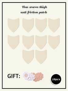 10/20pcs Invisible Anti-Chafing Thigh Patches - V-Shaped Breathable Non-Woven Friction Protector Stickers, Suitable For Inner Thighs And Calves, Providing Seamless Sweat Protection For Summer, Running, And Dresses - Multicolor - View 22