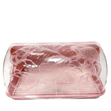 1 Chlebak, odpowiedni do użytku w kuchni lub na spotkaniach towarzyskich. Pojemny pojemnik do przechowywania chleba i ciastek, z przezroczystą pokrywką i szczelną konstrukcją, która utrzymuje świeżość żywności, a także jest bardzo wytrzymały. - Wielokolorowe - Zobacz 4