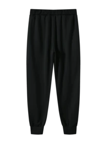 2-Piece 250g Essentials Crewneck Sweatshirt,Jesus Design Decorated Long Pants Set,Graphic Crewneck Sweatshirt,Streetwear,Y2k,Clothes For Men,Crewneck Sweatshirt For Men,Long Sleeve Tops,Fall Clothes For Men,Funny Crewneck Sweatshirt,Men'S Casual Graphic Sweatshirt & Jogger Set - Pink & Black Print Design, Loose Fit, Long Sleeve Pullover With Drawstring Waist, Perfect For Fall/Winter, Comfortable Clothing|Casual Style|Stretchy Fabric - màu đen - Xem 4