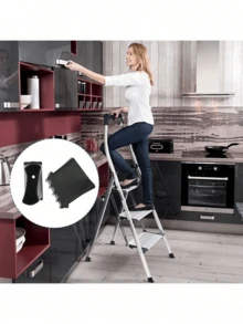 4个黑色橡胶梯脚垫，25*50mm，橡胶防滑，适用于折叠梯、家居装修和一般维护 - C - 查看 7