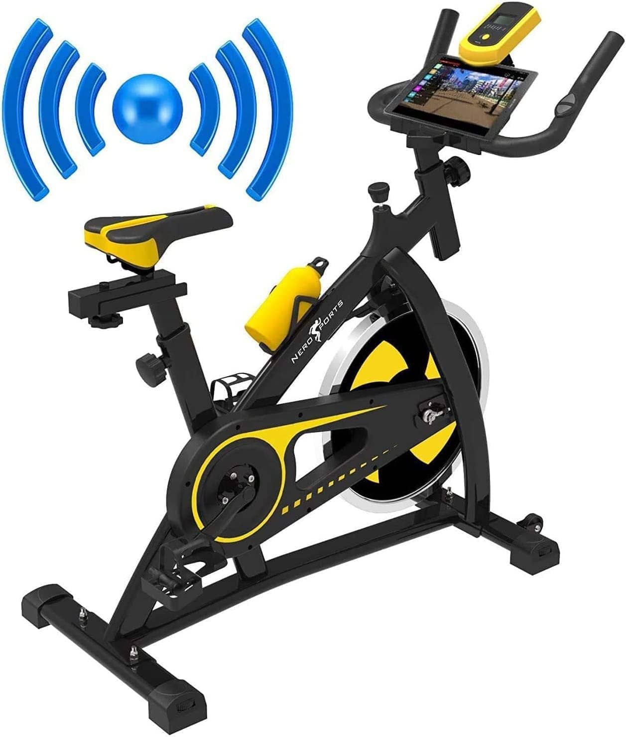 Exercise Bike KINOMAP Bluetooth Connection Indoor Cycling Training Studio Cycles - Black - View 1