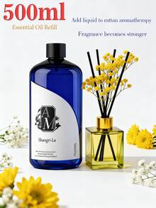 500毫升香氛精油补充液（浓度28%，高于市面上大多数产品的4%-6%），适用于香薰机、藤条香薰、无焰香薰、酒店高级无焰香薰精油藤条棒 - 500 - 查看 4