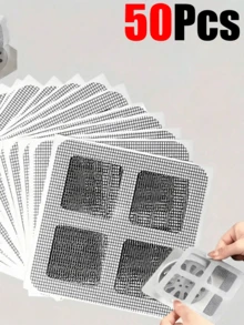 100入浴室/浴缸頭髮收集貼 - 易使用排水過濾貼，一次性排水蓋，適用於淋浴間、洗手盆與洗衣房，易貼附，防止頭髮堵塞排水口，一次性排水過濾貼，浴室頭髮收集貼 - 彩色 - 查看 16