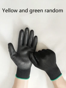 1pair Multifunctional Gardening Glove - 1 Pair Of Black - View 7