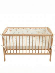 1件装INS风舒适婴儿床围栏，新生儿婴儿床安全护栏，保护宝宝头部和身体免受碰撞，全方位保护婴儿床，加厚防撞护栏，婴儿房装饰 - 彩色 - 查看 11