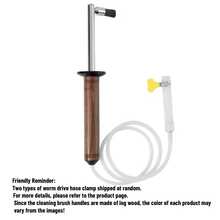 可拆卸刷头咖啡机清洁刷，意式咖啡机清洁刷，耐高温胡桃木手柄高压蒸汽喷嘴清洁刷，适用于商用和家用咖啡机 - 彩色 - 查看 12