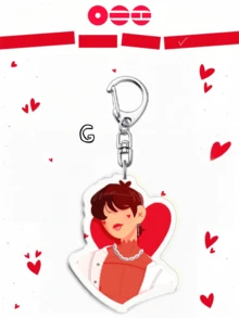 1个卡通动漫亚克力钥匙扣，包含Boy With Love/BANGTAN/HOPE WORLD/Permission To Dance/DNA/Black Swan/专辑钥匙扣/友情钥匙扣：角色造型，趣味饰品，粉丝礼物。适合送给男朋友、女朋友、家人、老师，也可作为派对礼物或ARMY主题手机装饰。 - 彩色 - 查看 14