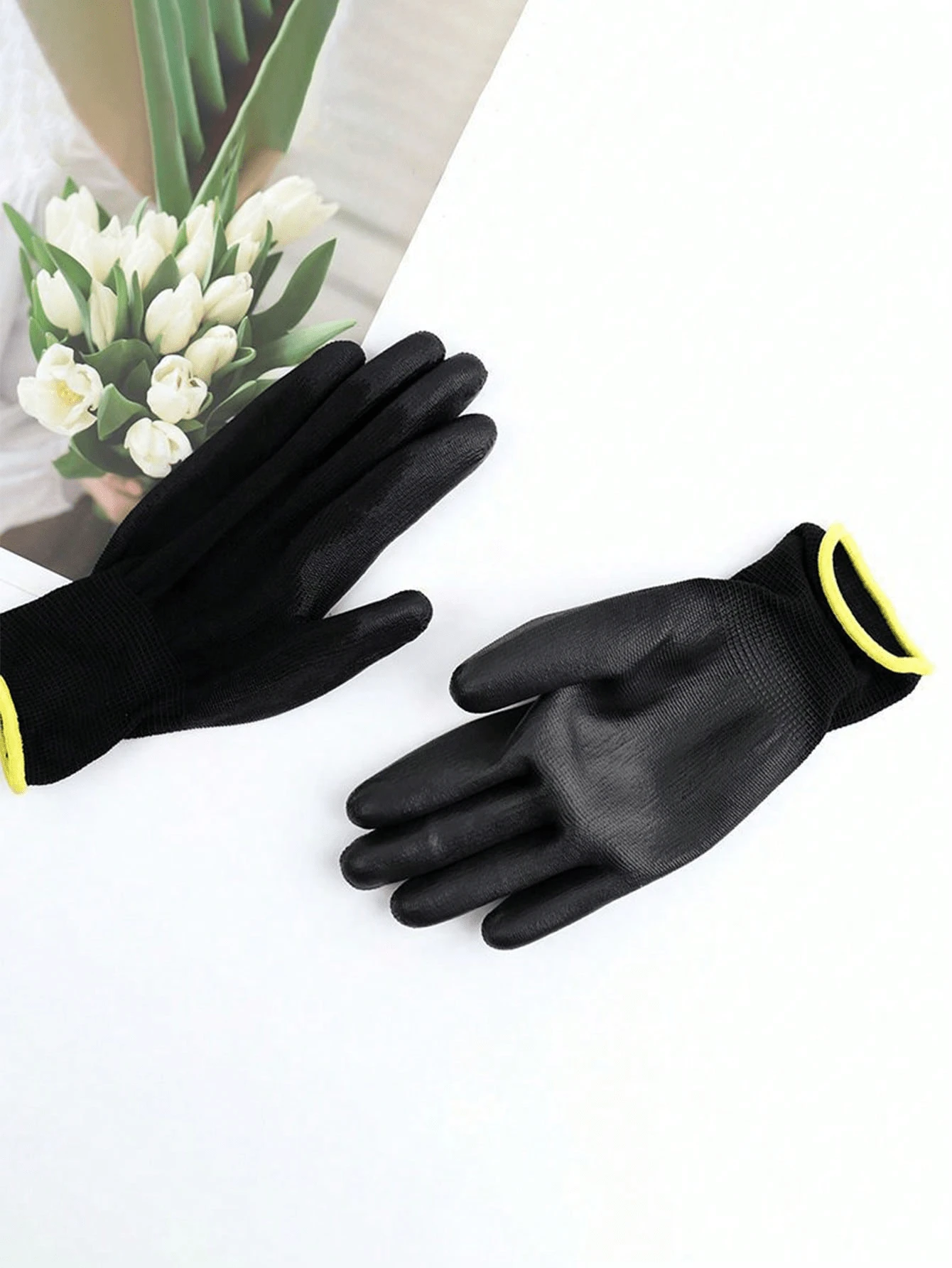 1pair Multifunctional Gardening Glove - 1 Pair Of Black - View 1
