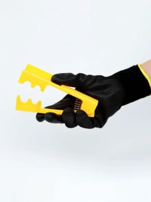 1pair Multifunctional Gardening Glove - 1 Pair Of Black - View 2