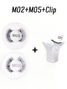 Magnetic Reusable False Eyelashes Set - Professional Eye Makeup Tools, Alcohol-Free, Fragrance-Free, Plastic Material False Eyelashes Set - Multicolor - View 31