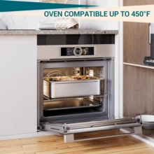 CuteHairy 6-Pcs 6 In Deep Steam Table Pans Restaurant Commercial Stainless Steel Food Pans - View 3