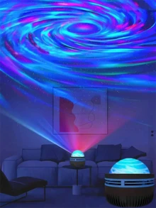 1 đèn chiếu cực quang, đèn LED chiếu ánh sáng cực quang, đèn ngủ bầu trời sao | Thích hợp cho phòng ngủ, trang trí phòng chiếu phim gia đình, quà tặng Giáng sinh, Halloween, đám cưới, tiệc tùng ngày lễ. - ánh sáng đa sắc - Xem 6