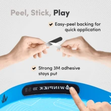 Winpick Tungsten And Lead Tape For Pickleball Paddles - Pickleball Paddle Weights - Enhance Paddle Stability & Expand Sweet Spot - Building The Perfect Moment Of Pickbleball - White - View 3