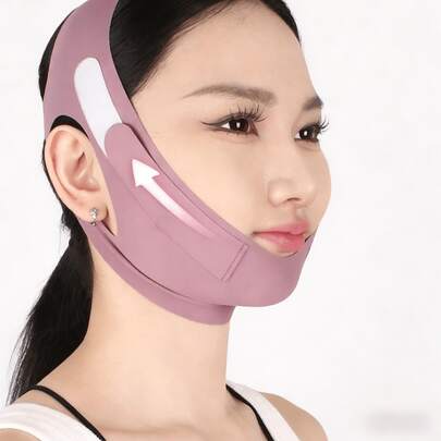 1 - V-Face Anti-Sagging Lifting Mask (Purple)