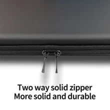 1个Switch游戏机便携包，兼容NS/OLED，EVA硬壳拉链保护袋，防震防刮，适用于游戏机收纳、户外游玩、日常携带、配件收纳、游戏旅行保护（不含游戏机） - 黑色 - 查看 9