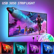 Usb-Powered LED Strip Lights, Flexible LED Light Strips, Self-Adhesive, Adjustable Led Lights, Table Decorations, Cabinet Lighting, Suitable For TV, Bedroom, Living Room And Party Decoration. - Multi-color light - View 4