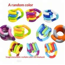 2026新款7色扭扭指尖玩具，缓解压力，挤压玩具，手指锻炼器，专注力训练工具，生日/圣诞节/节日礼物，完美之选 - 彩色 - 查看 13