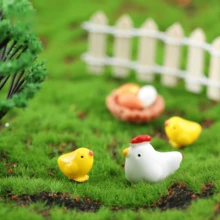 10pcs This Set Of Adorable Mini Chicken Family Figurines Combines Playful Design, Exquisite Craftsmanship, And Versatile Uses, Specially Created To Infuse Your Home, Garden, Or Miniature Landscape With A Charming Rural Appeal. - A - View 5