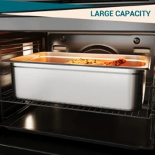 CuteHairy 6-Pcs 6 In Deep Steam Table Pans Restaurant Commercial Stainless Steel Food Pans - View 7