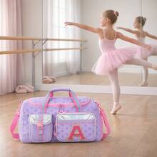 儿童旅行包、舞蹈包、带鞋仓的女孩过夜包 - A字旅行袋 - 查看 6