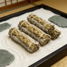 10CMWhite Sage & Yerba Santa Smudge Sticks - Natural Cleansing Incense For Spiritual Healing, Meditation & Home Purification - Multicolor - View 4