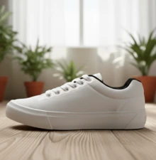Lightweight Unisex Sneakers With A Comfortable Sole For Everyday Use. - 黑白 - 查看 2