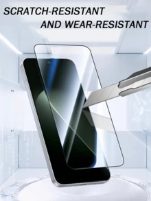 4片装/荣耀手机钢化玻璃屏幕保护膜，防刮花，无气泡，高清，9H硬度，兼容手机壳 - 無色 - 查看 3