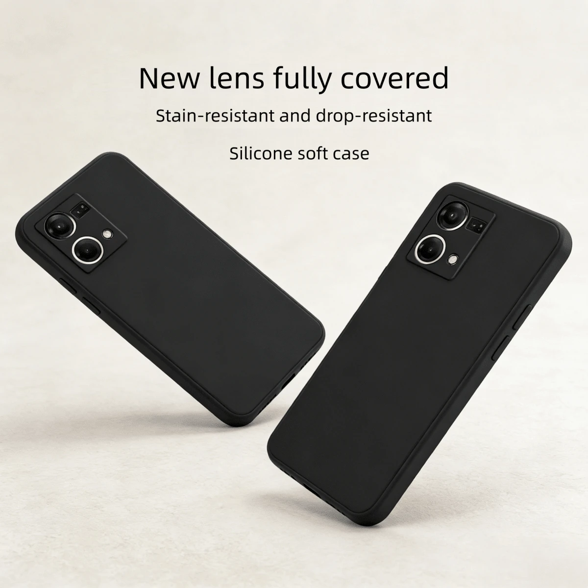 1pc 2026 New Matte Black Phone Case, Compatible With Xiaomi 15T 5G/15T PRO 5G/Poco M8 Pro/Poco C85 4G/Note 15 Pro/Note 15/Mi 14 Pro And Other Series Phones, Soft & Comfortable Touch, Anti-Slip, Anti-Sweat, Anti-Fingerprint, Wear-Resistant, Scratch-Resistant, Shock-Proof Protection, Unisex Simple Solid Color Phone Case - Black - View 1
