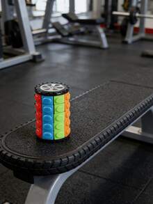 1-Piece 3D Magic Tower Cube With Rotating Cylinder Layers, Colorful Corn-Shaped 5x5 Difficulty Puzzle Game For Focus, Stress Relief, Brain Teaser, And Cognitive Exercise, Ideal For Office Break, Classroom, Travel, Family Game Night, And Puzzle Enthusiasts Of All Ages - Multicolor - View 8